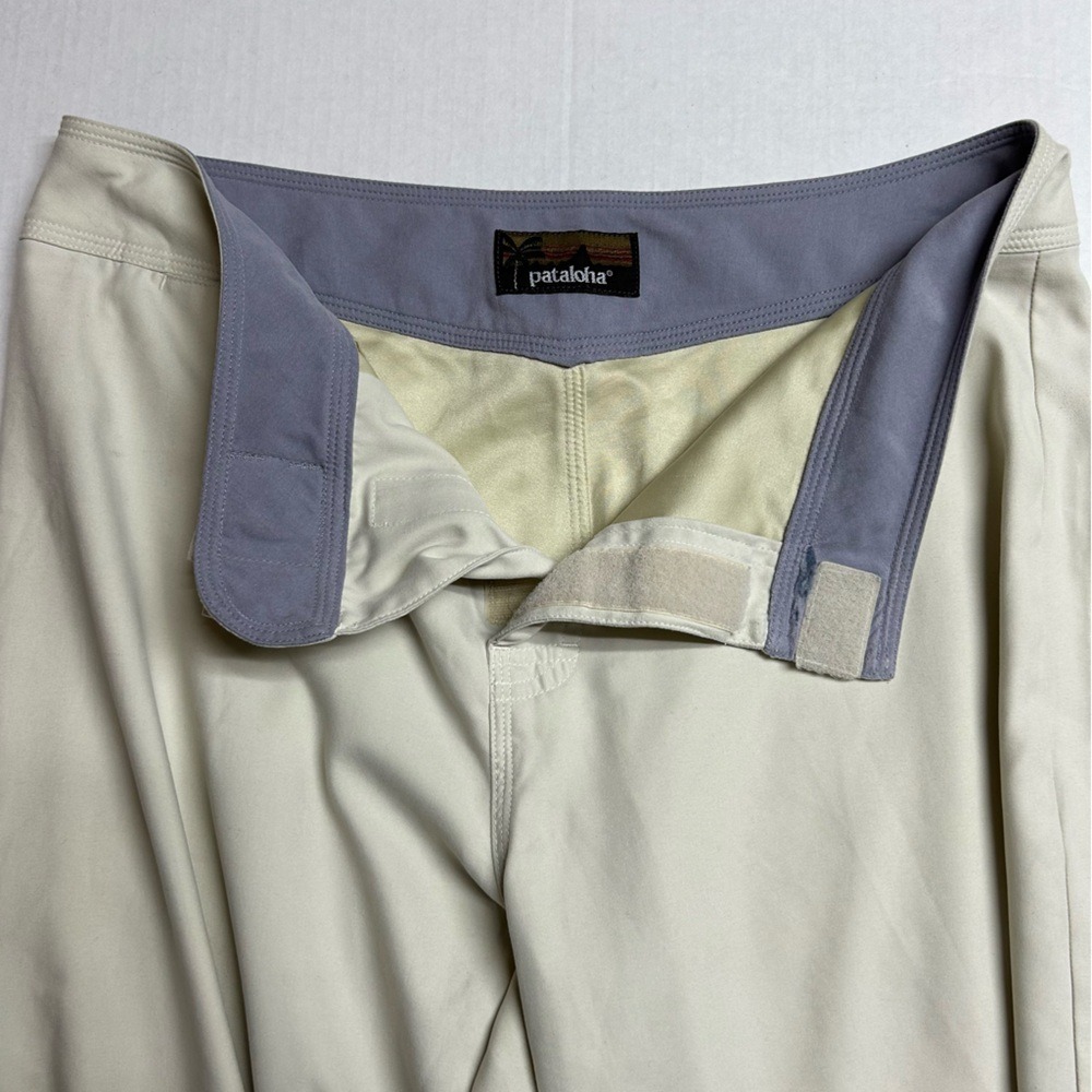 Vintage PATAGONIA Womens Pataloha Capri Pants Beige Hike Beach Walk Size Small - Picture 5 of 12